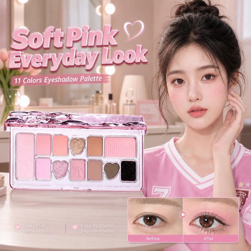 Merit Beauty Makeup - Capel 11 Renkli Göz Farı Paleti