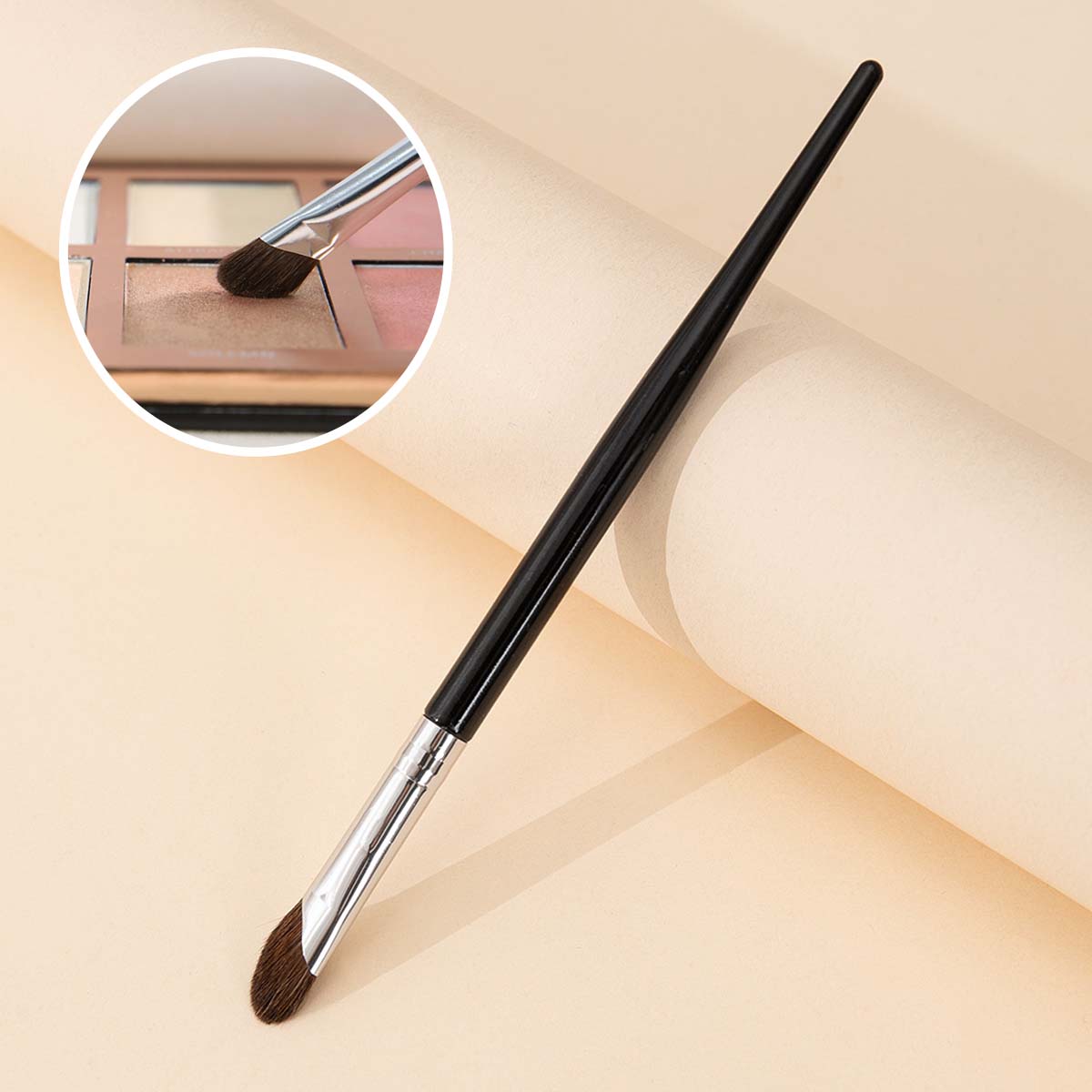 Blush Brush Kabuki - Tırpan Burun Farı Fırçası, Güzellik Araçları,
