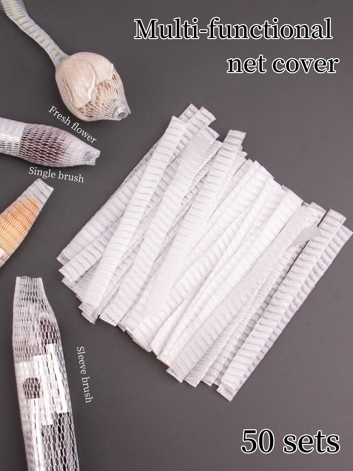 Beauty Makeup Kit - 50 Adet Makyaj Fırçası Koruyucu File