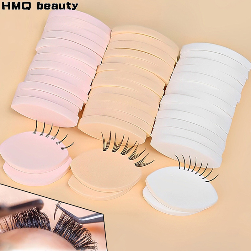 Beauty Makeup Training - 50/10 adet Yumuşak Sünger Sahte Kirpik