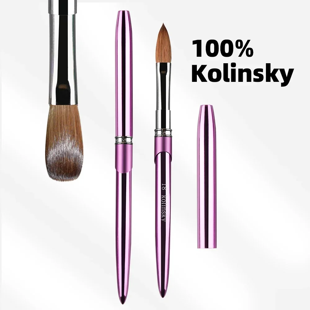 Blush Brush Kabuki - 100% Kolinsky Akrilik Tırnak Fırçası 1