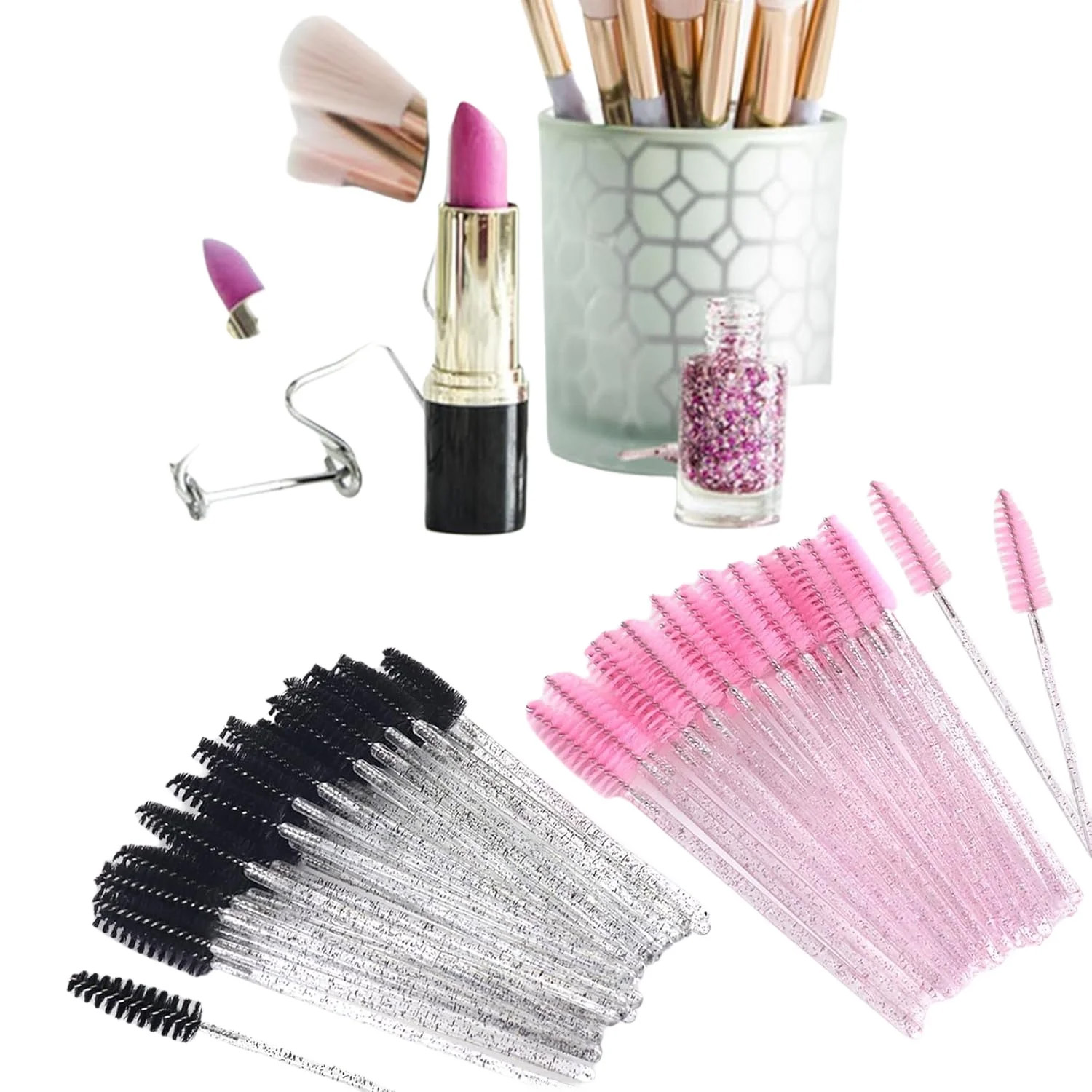 500 adet Kirpik Fırçaları Değn - Beauty Makeup Vanity incelemesi ve fiyatı