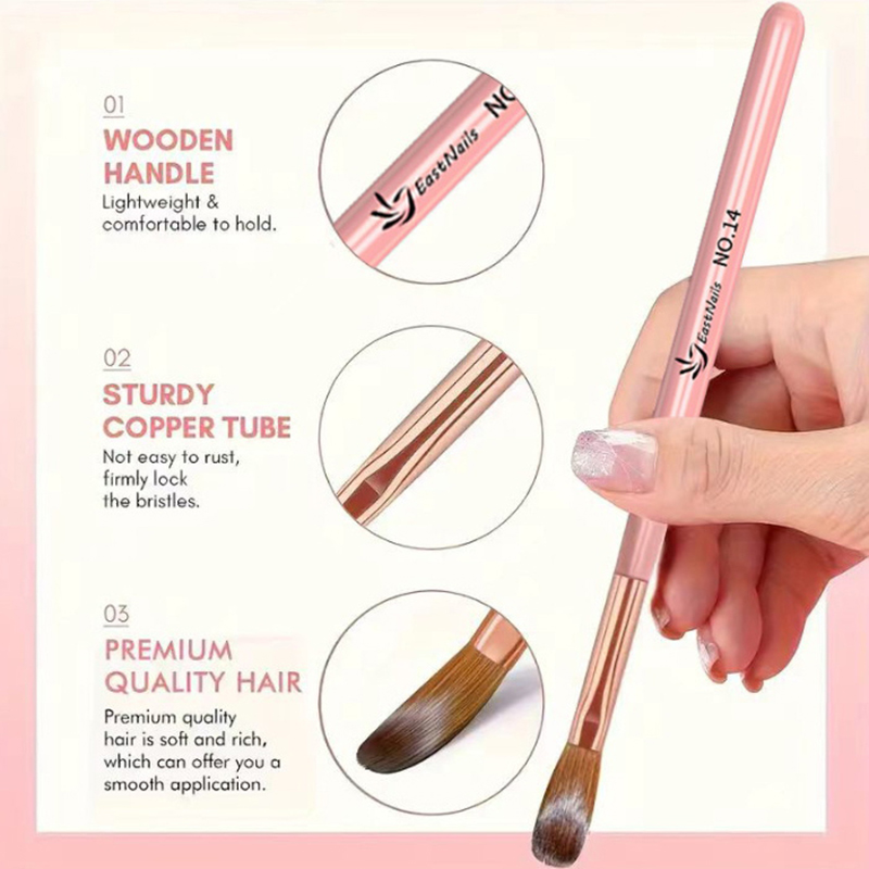 【3 Adet Akrilik Tırnak Fırçası - Blush Brush Kabuki incelemesi ve fiyatı
