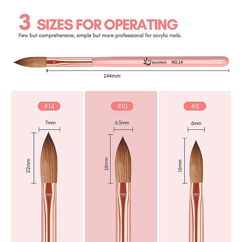【3 Adet Akrilik Tırnak Fırçası - Blush Brush Kabuki incelemesi ve fiyatı
